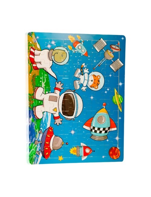 Rompecabezas Madera Interactivo Aprendizaje Personaje Figura