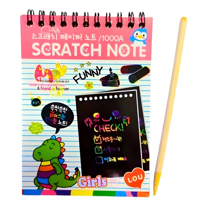Libreta Agenda Magica Figuras Multicolor Interactiva Unisex