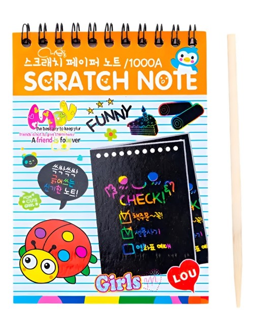 Libreta Agenda Magica Figuras Multicolor Interactiva Unisex