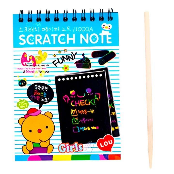 Libreta Agenda Magica Figuras Multicolor Interactiva Unisex