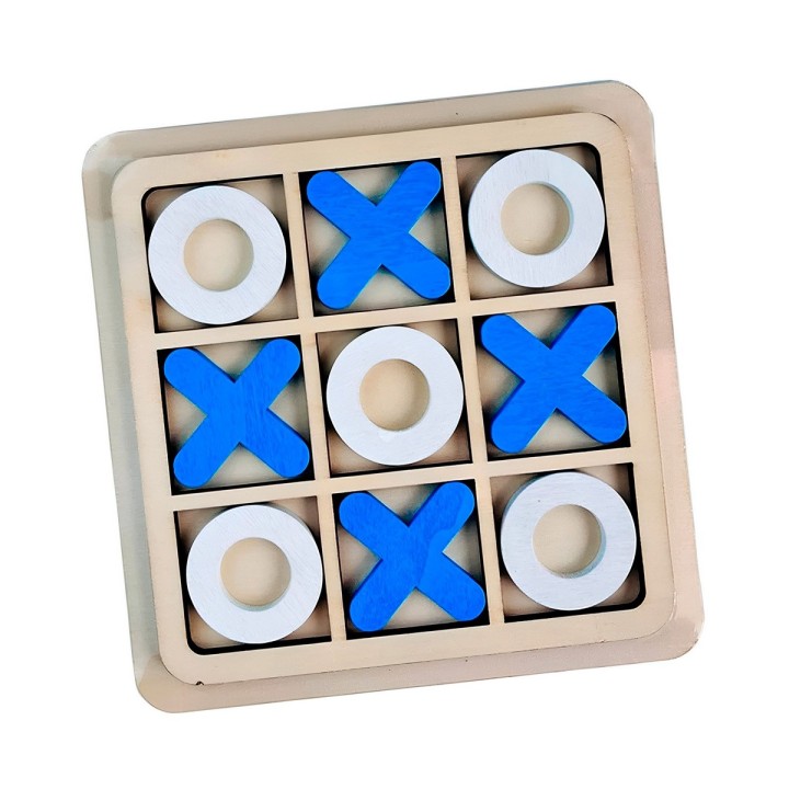 Juego De Mesa Madera Grande Triqui Didactico Interactivo