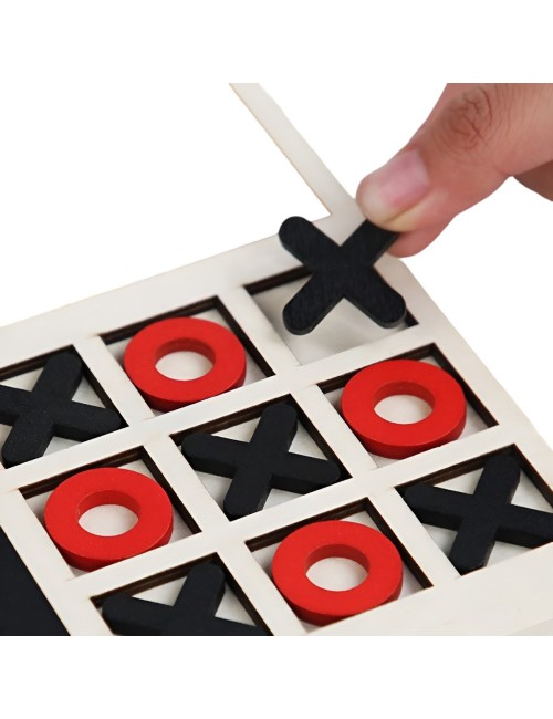 Juego De Mesa Madera 3 En 1 Tangram Triqui Geometrico