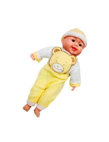 Muñeco Bebe Pijama Braga Con Figura Juguete Interactivo