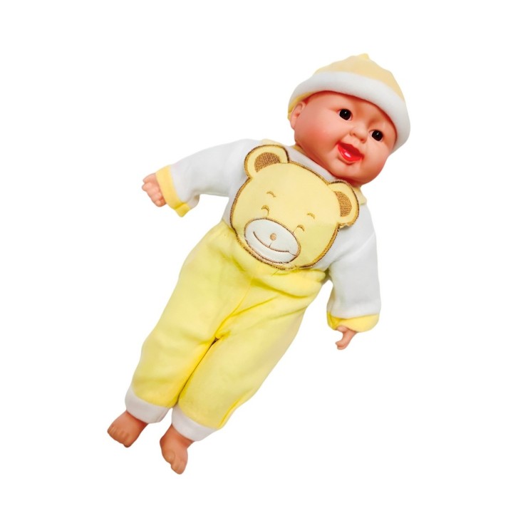 Muñeco Bebe Pijama Braga Con Figura Juguete Interactivo