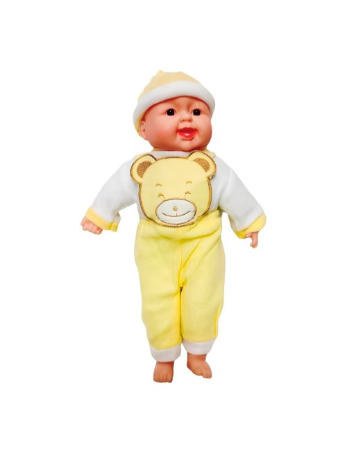 Muñeco Bebe Pijama Braga Con Figura Juguete Interactivo