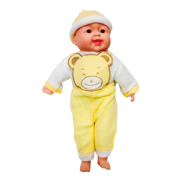 Muñeco Bebe Pijama Braga Con Figura Juguete Interactivo