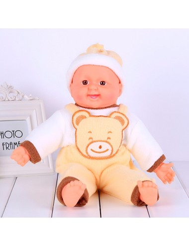 Muñeco Bebe Pijama Braga Con Figura Juguete Interactivo