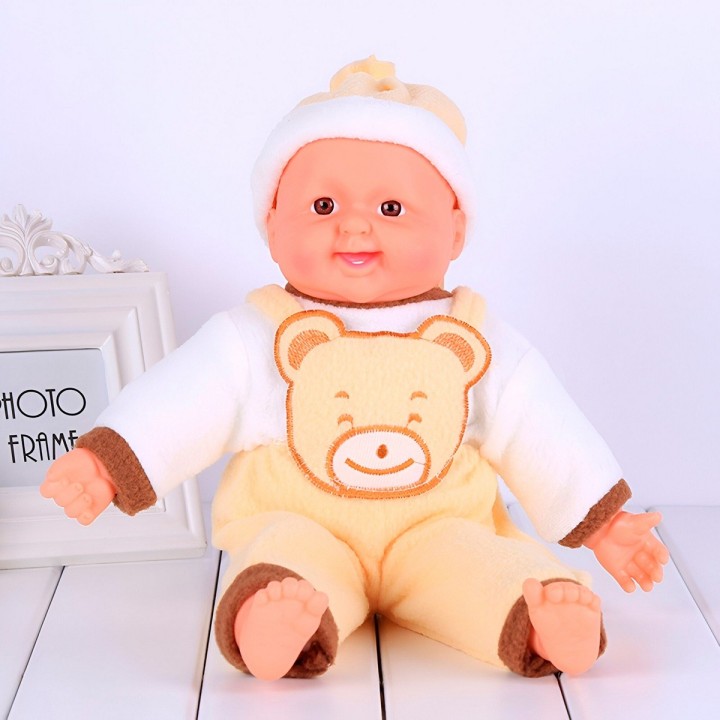 Muñeco Bebe Pijama Braga Con Figura Juguete Interactivo