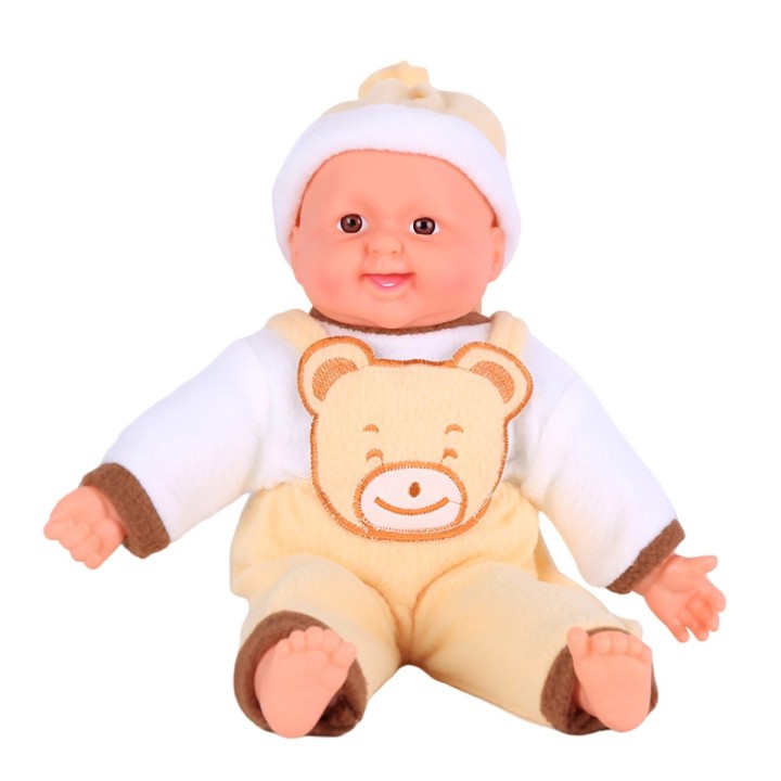 Muñeco Bebe Pijama Braga Con Figura Juguete Interactivo