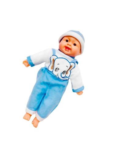 Muñeco Bebe Pijama Braga Con Figura Juguete Interactivo