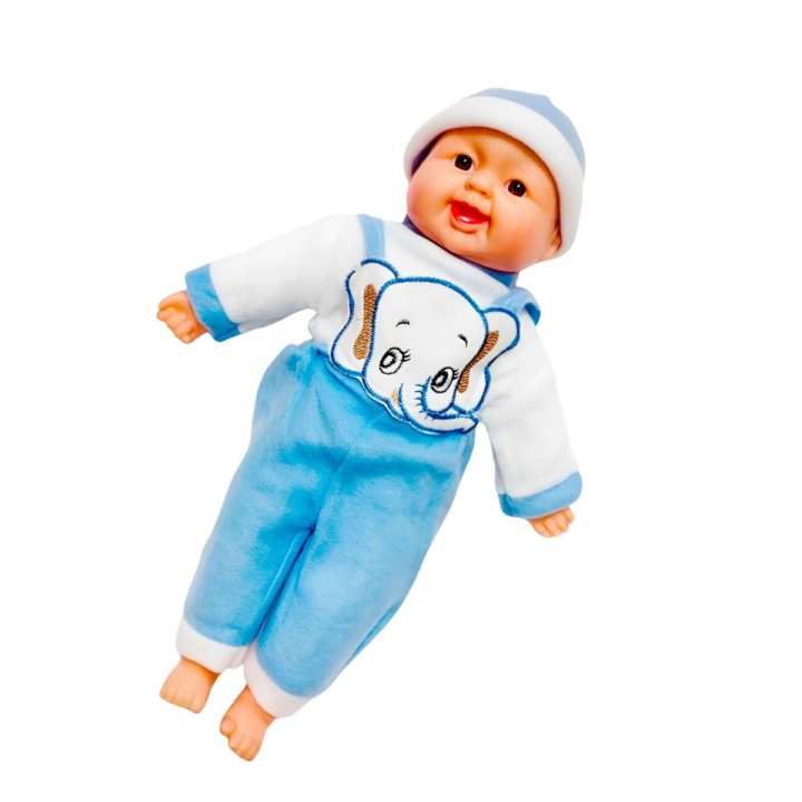 Muñeco Bebe Pijama Braga Con Figura Juguete Interactivo