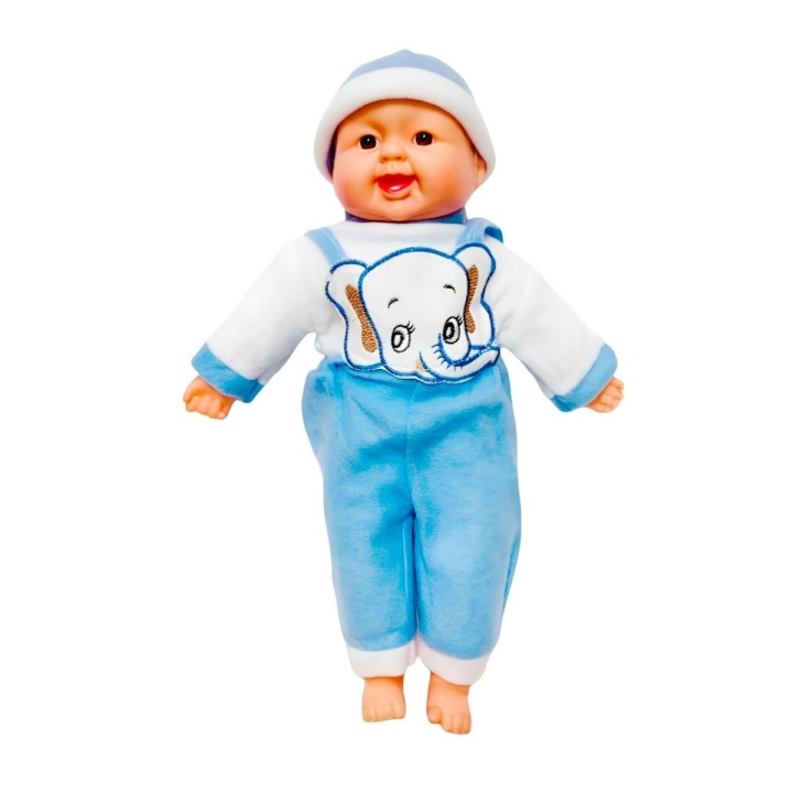Muñeco Bebe Pijama Braga Con Figura Juguete Interactivo