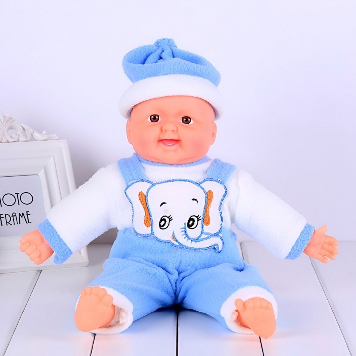 Muñeco Bebe Pijama Braga Con Figura Juguete Interactivo