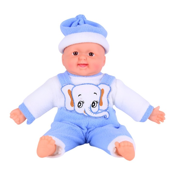 Muñeco Bebe Pijama Braga Con Figura Juguete Interactivo