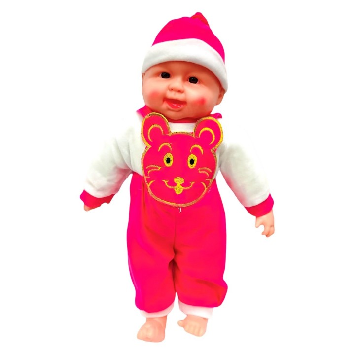 Muñeco Bebe Pijama Braga Con Figura Juguete Interactivo