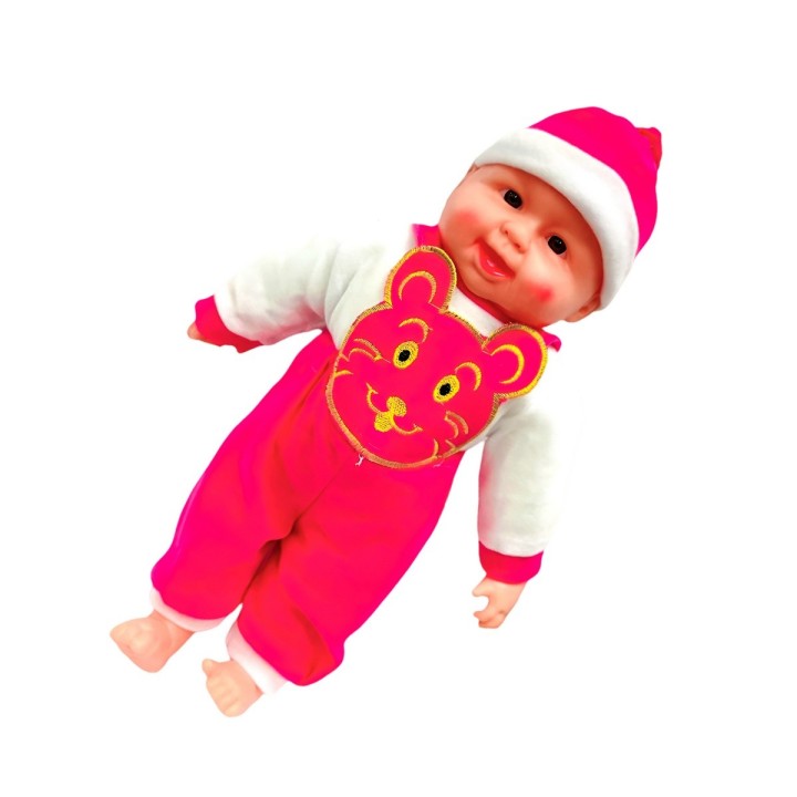 Muñeco Bebe Pijama Braga Con Figura Juguete Interactivo