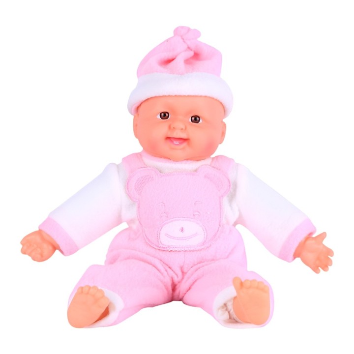 Muñeco Bebe Pijama Braga Con Figura Juguete Interactivo