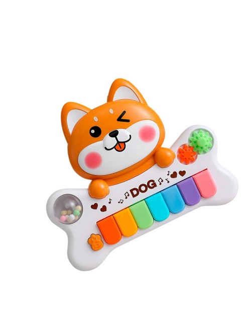 Piano Perro Musical Interactivo Sonajero Juguete + Baterias