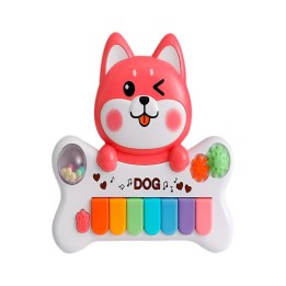 Piano Perro Musical Interactivo Sonajero Juguete + Baterias