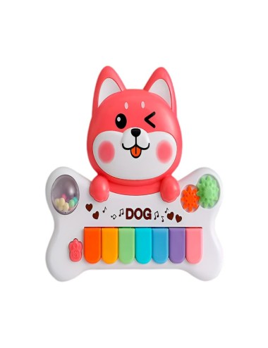 Piano Perro Musical Interactivo Sonajero Juguete + Baterias