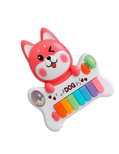 Piano Perro Musical Interactivo Sonajero Juguete + Baterias