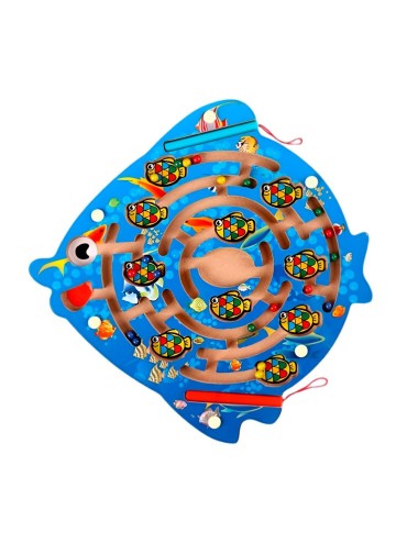 Laberinto Pez Con Lapiz De Iman Juego De Mesa Interactivo