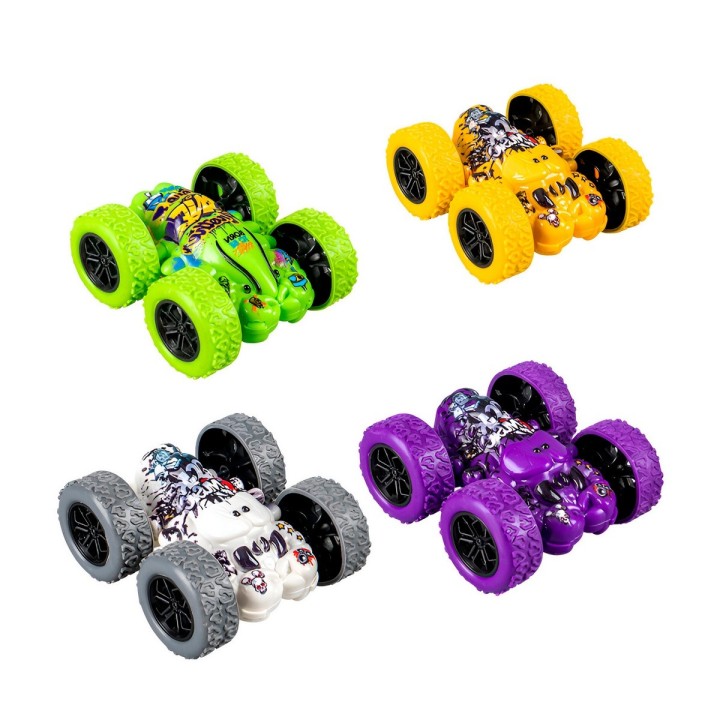 Carro Monster Insector Araña Multicolor Juguete X 4 Unidades