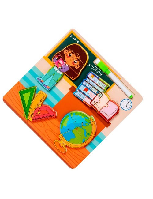 Rompecabezas Profesion Oficio Aprende Con Tablero +marcador