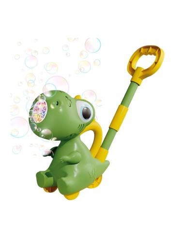 Burbujero Dinosaurio Recargable Andadera Juguete Interactivo