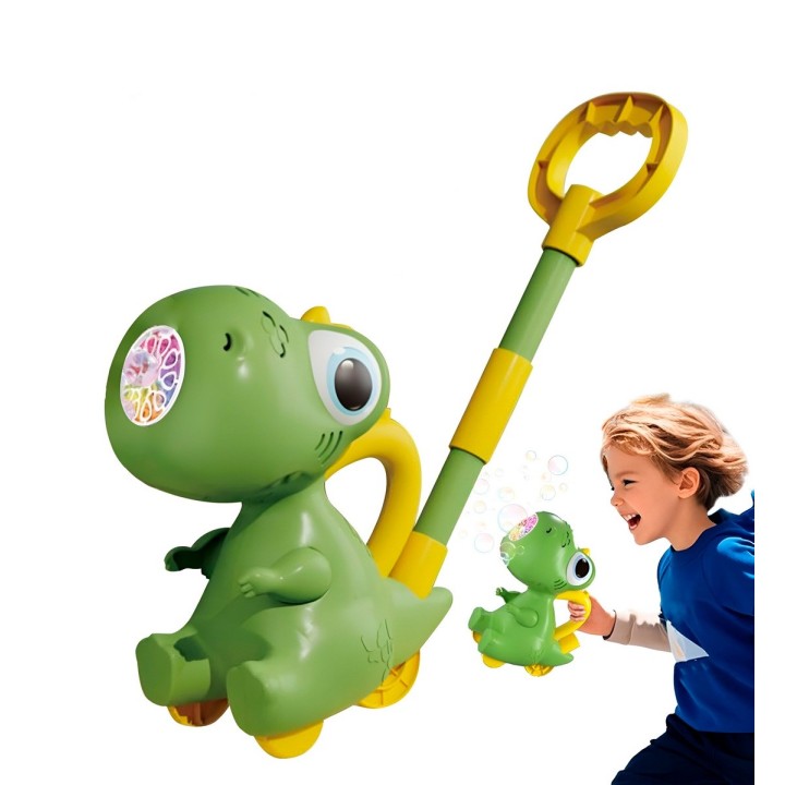 Burbujero Dinosaurio Recargable Andadera Juguete Interactivo