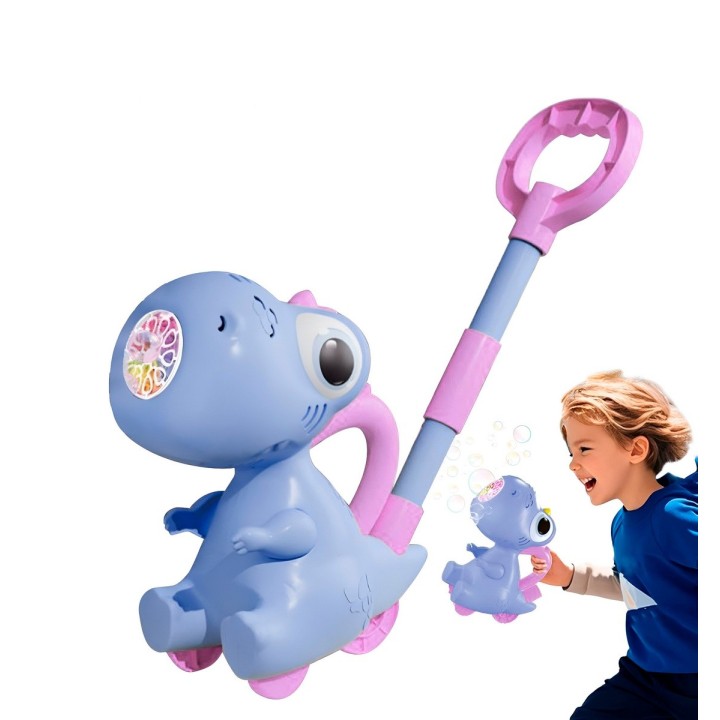 Burbujero Dinosaurio Recargable Andadera Juguete Interactivo