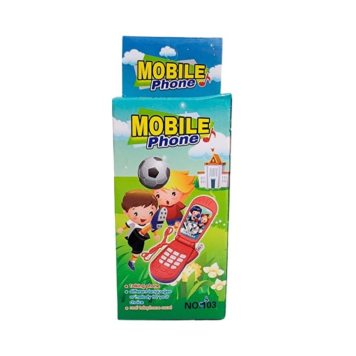 Teléfono Celular Juguete Musical Niño Deportes + Bateria