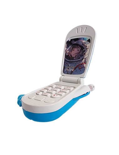 Teléfono Celular Juguete Musical Niño Astronauta + Bateria