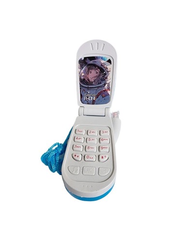 Teléfono Celular Juguete Musical Niño Astronauta + Bateria