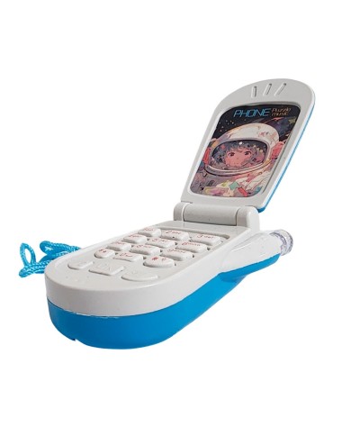 Teléfono Celular Juguete Musical Niño Astronauta + Bateria