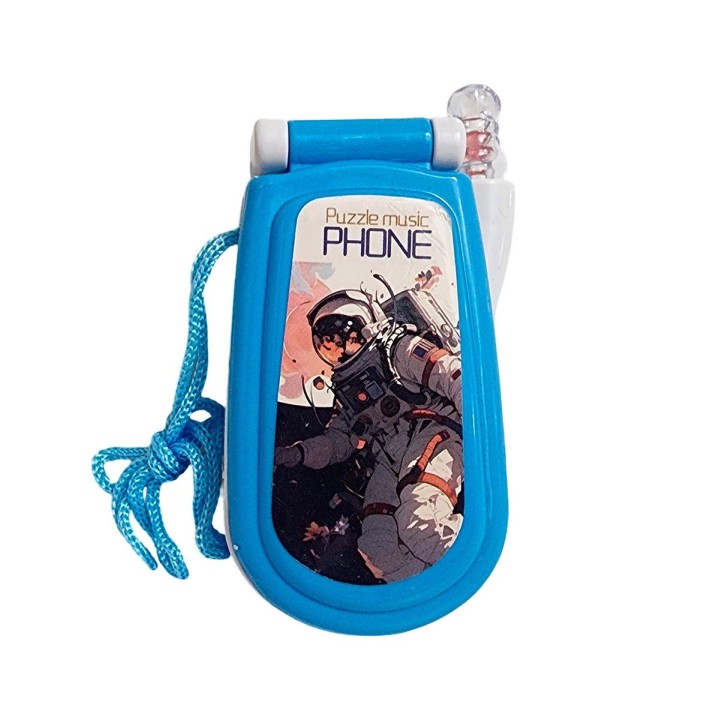 Teléfono Celular Juguete Musical Niño Astronauta + Bateria