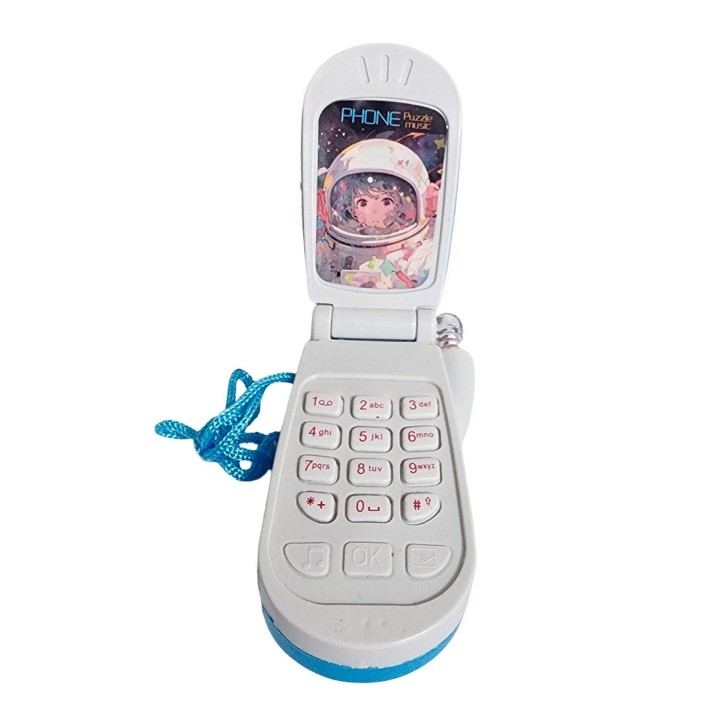 Teléfono Celular Juguete Musical Niño Astronauta + Bateria
