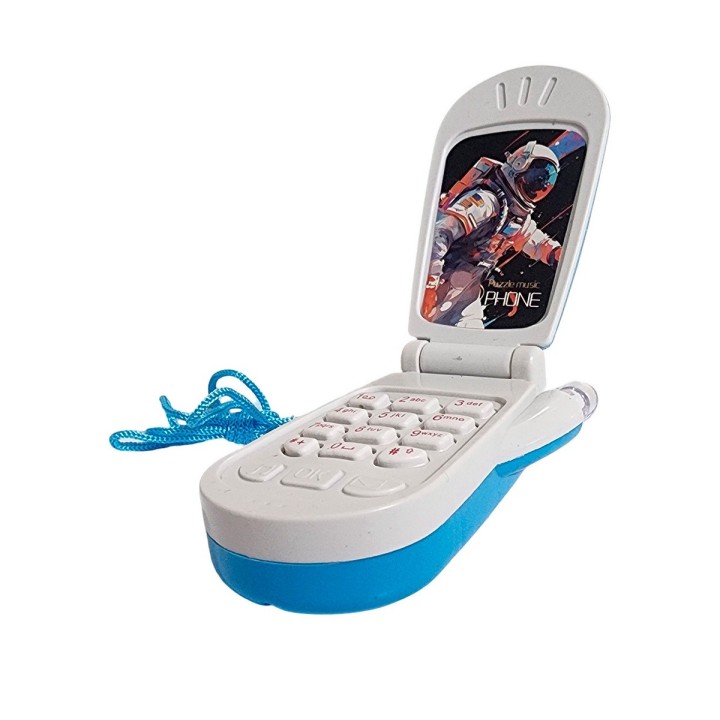 Teléfono Celular Juguete Musical Niño Astronauta + Bateria