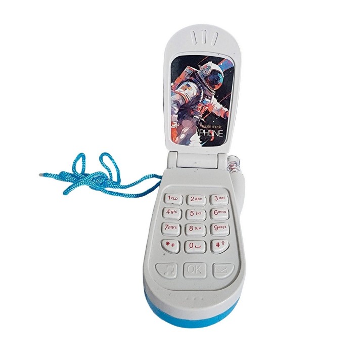 Teléfono Celular Juguete Musical Niño Astronauta + Bateria