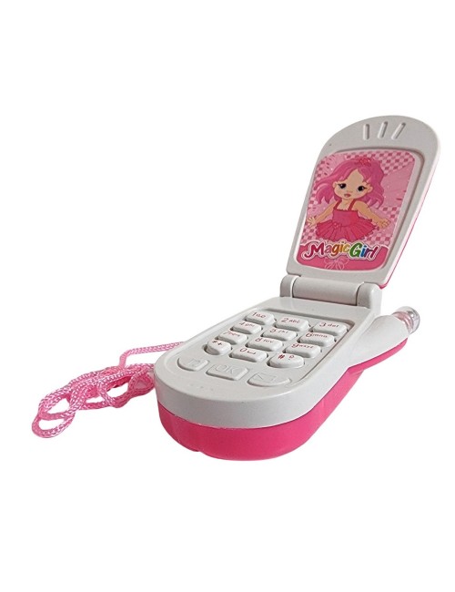 Teléfono Celular Juguete Musical Niña Princesa + Bateria