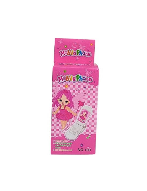 Teléfono Celular Juguete Musical Niña Princesa + Bateria