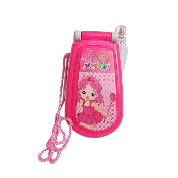Teléfono Celular Juguete Musical Niña Princesa + Bateria