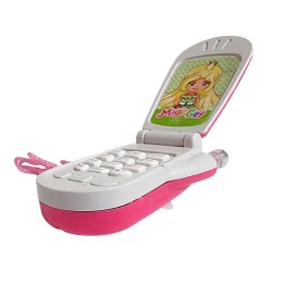 Teléfono Celular Juguete Musical Niña Princesa + Bateria