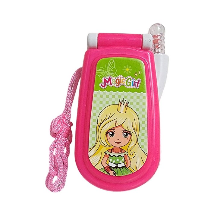 Teléfono Celular Juguete Musical Niña Princesa + Bateria
