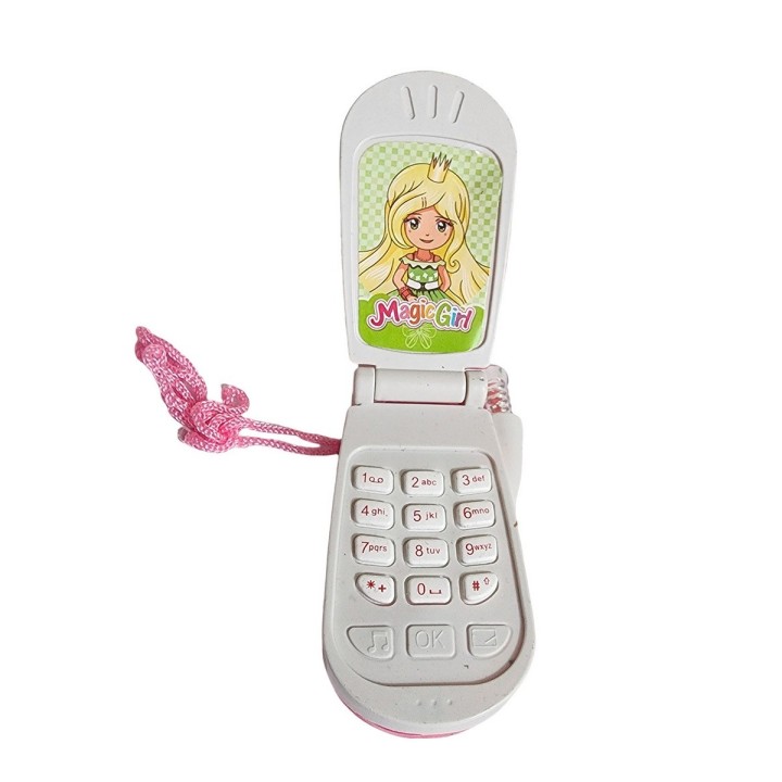 Teléfono Celular Juguete Musical Niña Princesa + Bateria