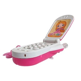 Teléfono Celular Juguete Musical Niña Princesa + Bateria