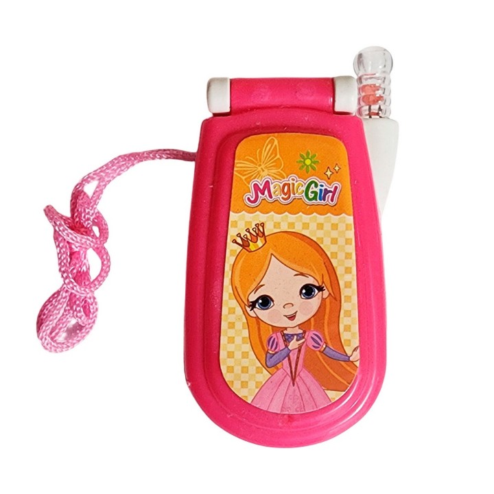 Teléfono Celular Juguete Musical Niña Princesa + Bateria