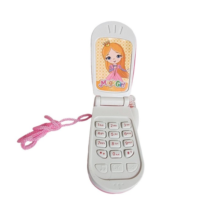 Teléfono Celular Juguete Musical Niña Princesa + Bateria