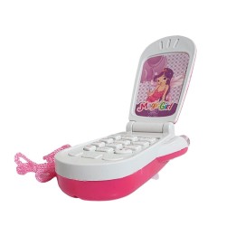 Teléfono Celular Juguete Musical Niña Princesa + Bateria