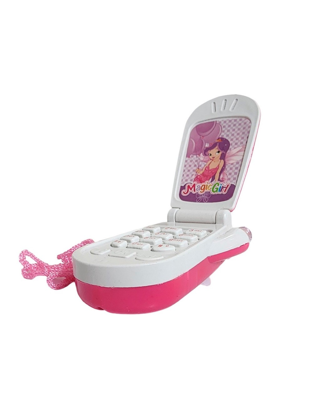 Teléfono Celular Juguete Musical Niña Princesa + Bateria